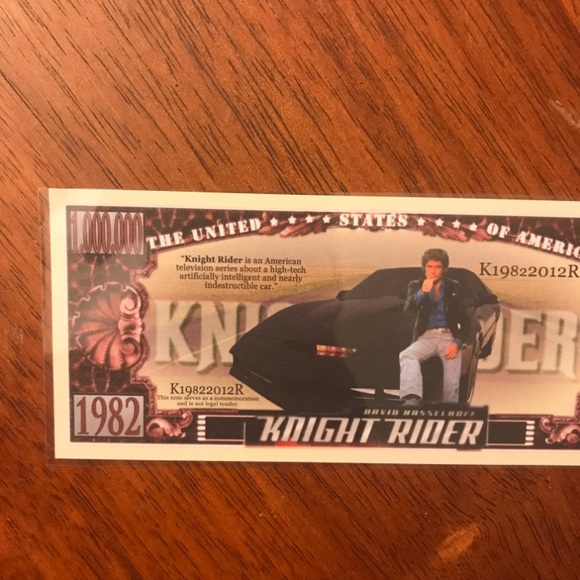 NEW! VINTAGE 80's KNIGHT RIDER💨TV SHOW🤩NOVELTY NOTE & 4 GLOSSY 8.5x11 POSTERS - Picture 2 of 10